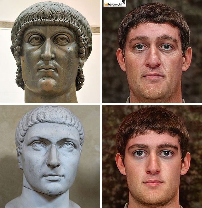 Constantino el grande emperadores romanos Photoshop