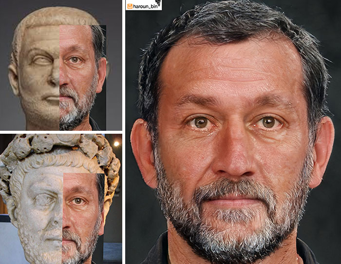 Diocleciano emperadores romanos Photoshop